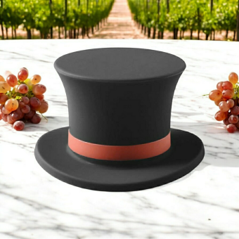 Wine stopper hat